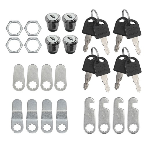 4pcs 16mm keyed cylinder - 4pcs,